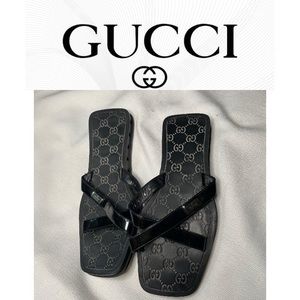 Gucci Monogram Sandals in size 6